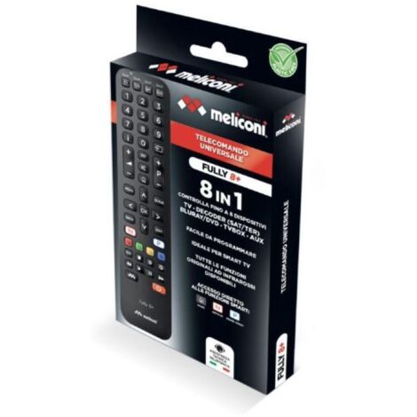 Meliconi - telecommande fully 8 en 1 - 808014 - 8006023314744 (1/2)