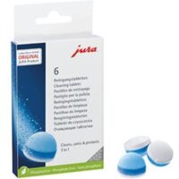 Pastilles de nettoyage pour espresso – Pack de 6 – Nettoyage en profondeur – Compatible avec machines Jura