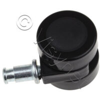 Roulette à Double Roue Noire James 40mm d'origine pour aspirateur Numatic - 204000
