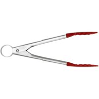 Cuisipro - mini pince à servir (avec silicone) - rouge - 18 cm -
