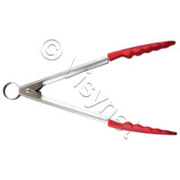 Cuisipro - pince universelle (avec silicone) - rouge 24 cm -