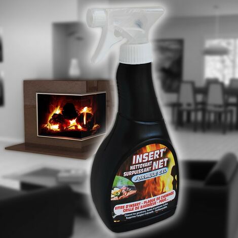 Nettoyant pour vitre d'insert cheminée poêle et barbecue Spray, U (750 ml)