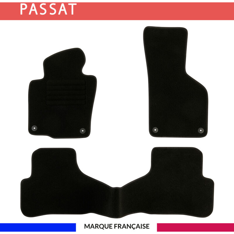 TAPIS DE SOL NOIR VELOURS SUR MESURE pour PEUGEOT 308 II 2013-2021 4 pcs