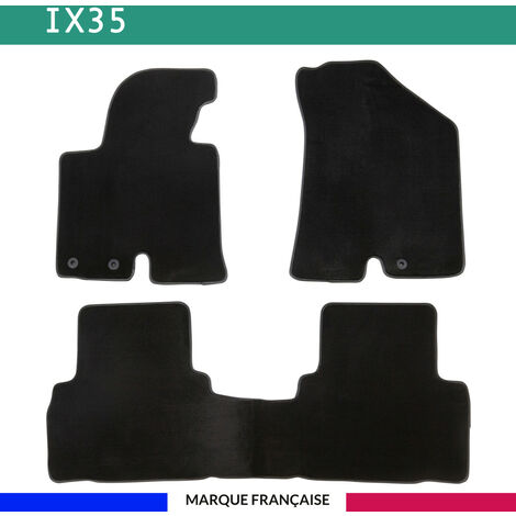 Tapis de voiture - Sur Mesure pour IX35 (2009 - 2015) - 3 pièces - Tapis de sol antidérapant pour automobile (1/4)