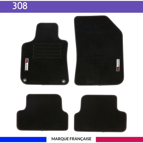 Tapis de voiture - Sur Mesure pour 308 (2013 - 2021) - 4 pièces - Tapis de  sol antidérapant pour automobile