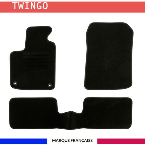 Tapis pour Renault TWINGO 2 - 2 Avants + 1 arriere + 1 coffre (du