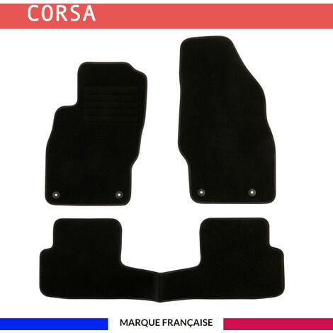 DBS - Tapis de Sol - Voiture/Auto - 4 Pièces : Avant + Arrière - Universel  - Antidérapant - Système Autogrip®