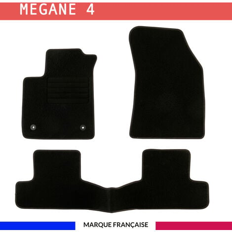 Tapis de voiture - Sur Mesure pour MEGANE 4 (dès 2015) - 3 pièces