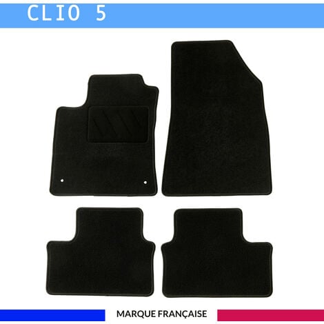 Tapis de voiture - Sur Mesure pour CLIO 2 (2001 à 2012) - 3 pièces