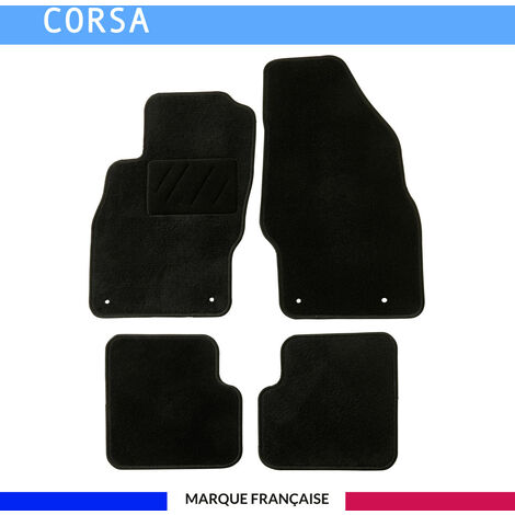 Tapis de voiture - Sur Mesure pour CORSA (2006 - 2014) - 4 pièces - Tapis de sol antidérapant pour automobile (1/4)