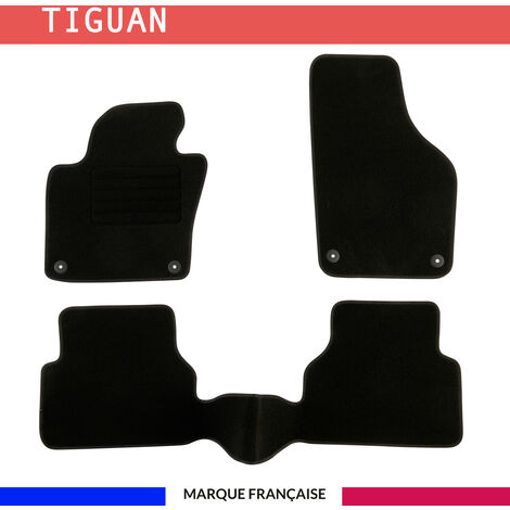 Tapis de voiture - Sur Mesure pour TIGUAN (2007 - 2016) - 3 pièces - Tapis de sol antidérapant pour automobile