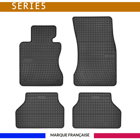 Tapis de voiture - Sur Mesure pour SERIE 5 (2003 - 2010) - 4 pièces - Tapis de sol antidérapant pour automobile - Souple (1/4)