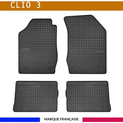 Tapis de voiture - Sur Mesure pour CLIO 3 (2005 - 2014) - 4 pièces