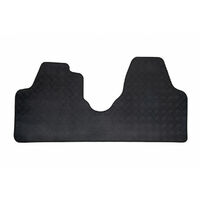 Tapis de voiture utilitaire - Sur Mesure pour CITROEN Jumpy / PEUGEOT Expert / FIAT Scudo (De 01/2007 à 12/2016) - 1 pièce - Tapis de sol antidérapant pour utilitaire - Souple - 100% Caoutchouc