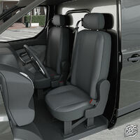 Housse de siège Auto / Utilitaire - Sur Mesure pour RENAULT Kangoo 3 (Dès 04/2021) - 2 sièges + tablette