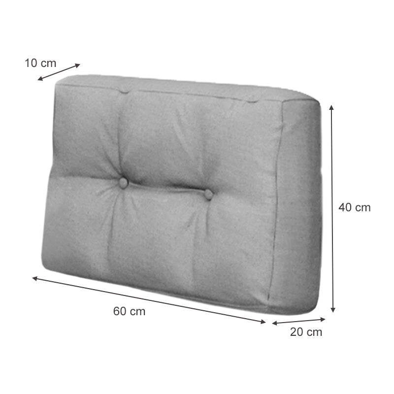 Beautissu Coussin Lounge Assise Euro 120x80x15 cm ECO Style – 1x Matelas  Palette Vert Extérieur & Intérieur pour Canape Salon Jardin Coussin  Banquette : : Jardin