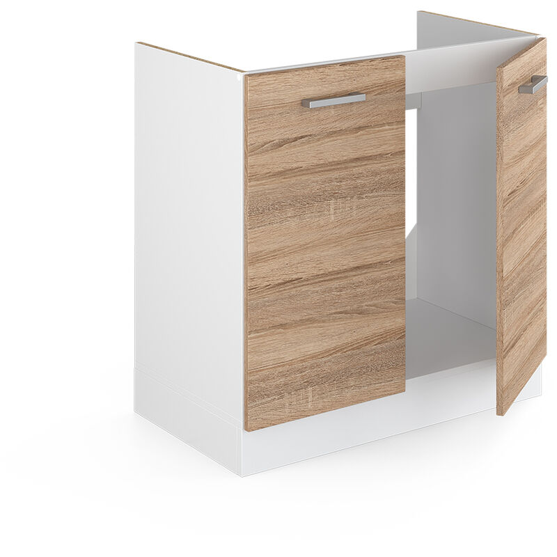 Meuble sous-évier SIM’NF 3 portes blanc 1400x600