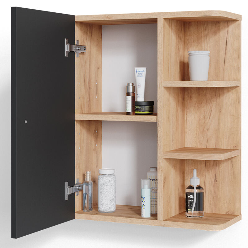 Vicco Armoire de toilette Blanc 69x171cm