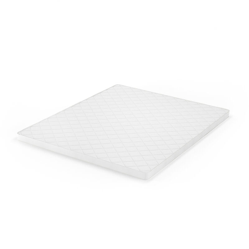Surmatelas stretch 100% polyester ép 6 cm maintien élastique 80x190 cm