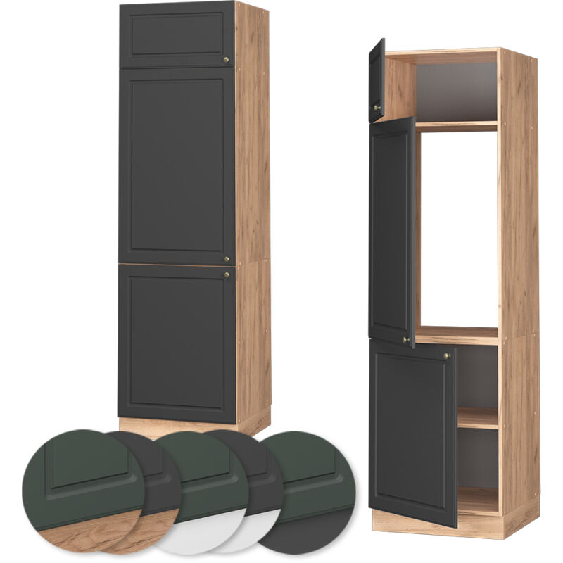 Vicco Armoire à Pharmacie Fame- Line, Vert Goud Maison De Campagne/ Anthracite, 30 Cm