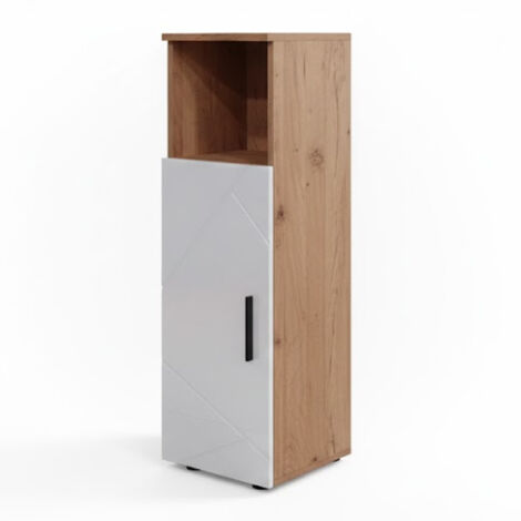 Meuble de rangement de salle de bain Irma, Chêne, 30 x 95 cm, Vicco (1/5)