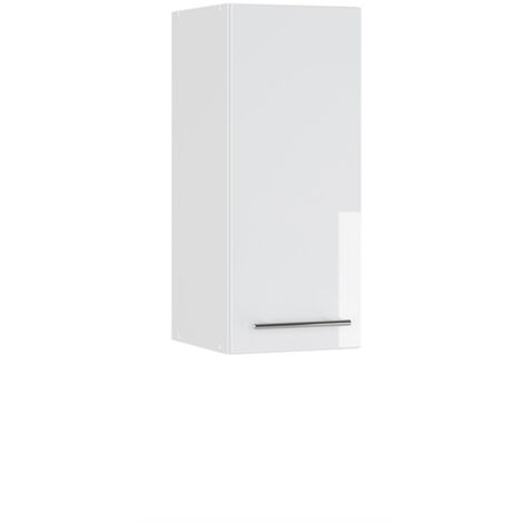 Armoire murale de salle de bain Fame-Line, Blanc Haute brillance, 30 x 72 cm, Vicco