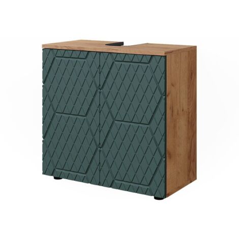 Meuble sous lavabo Irma, Vert, 60 x 59 cm, Vicco
