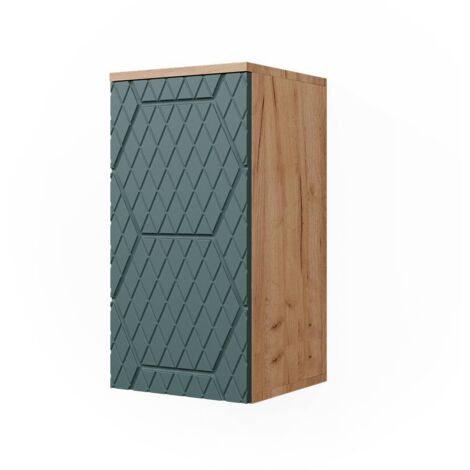 Armoire murale de salle de bain Irma, Vert, 30 x 59 cm 2 compartiments, salle de bain, Vicco