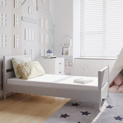 Matelas pour enfants, Blanc, 140 x 70 cm, Vitalispa