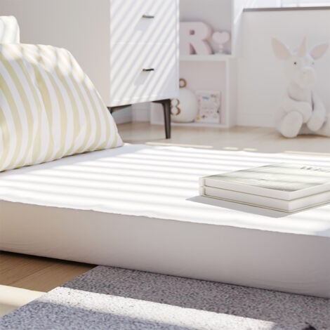 Matelas pour enfants, Blanc, 140 x 70 cm, Vitalispa