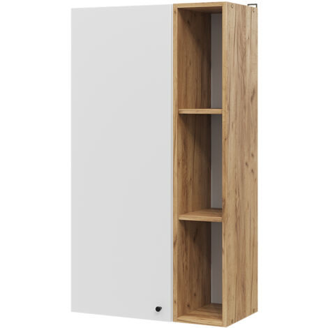 Vicco Étagère Échelle Ava Blanc/Or 60 X 183 Cm - Style Loft Moderne