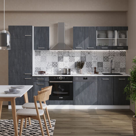 Cuisine équipée Vicco R-Line 300 Cm - Clarik Ltd