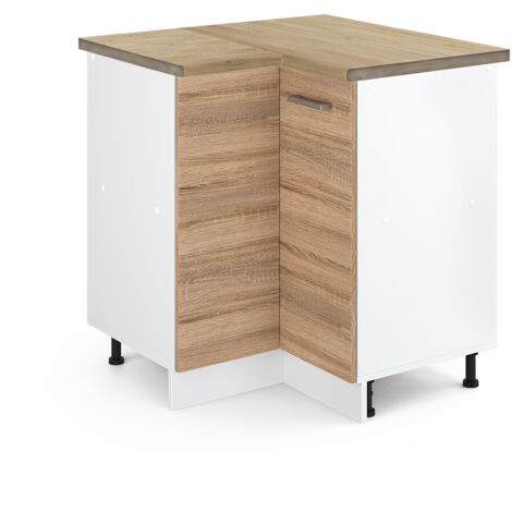 Meuble d'angle R-Line, Sonoma, 75.6 cm , PT Chêne, Vicco