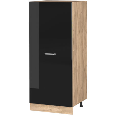 Meuble pour four R-Line, Noir Haute brillance, 60 cm, Vicco