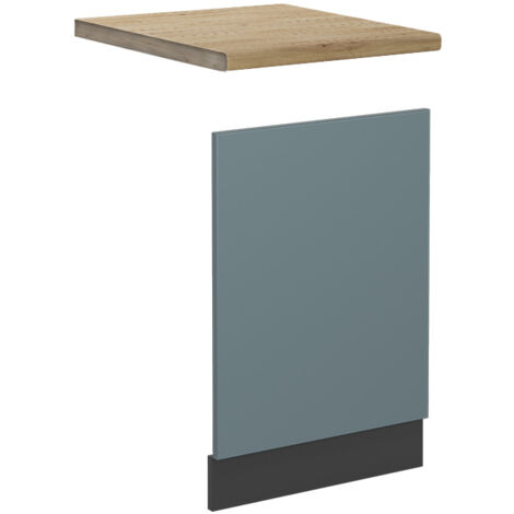 Façade R-Line, Bleu-gris, 45 cm , PT Chêne, Vicco