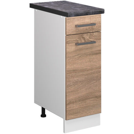 Meuble cuisine R-Line, Sonoma, 30 cm , PT Anthracite, Vicco