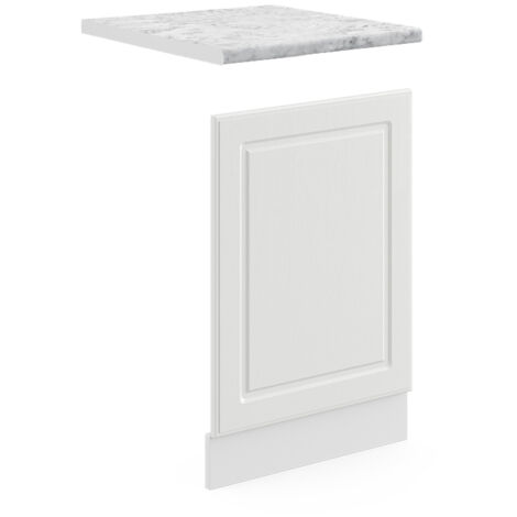 Façade R-Line, Blanc campagne, 45 cm , PT Marbre, Vicco