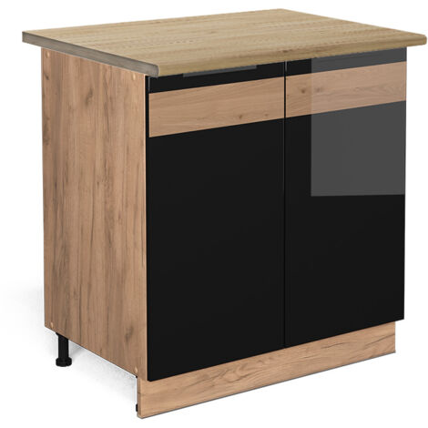 Meuble pour four R-Line, Anthracite campagne, 60 cm , PT Marbre, Vicco