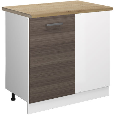 Meuble d'angle R-Line, Gris, 86 cm , PT Chêne, Vicco (1/5)