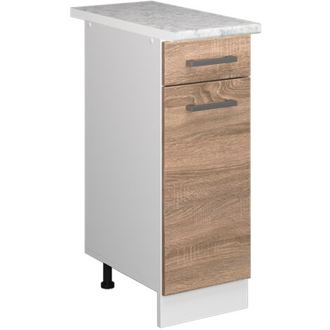Meuble cuisine R-Line, Sonoma, 30 cm , PT Marbre, Vicco