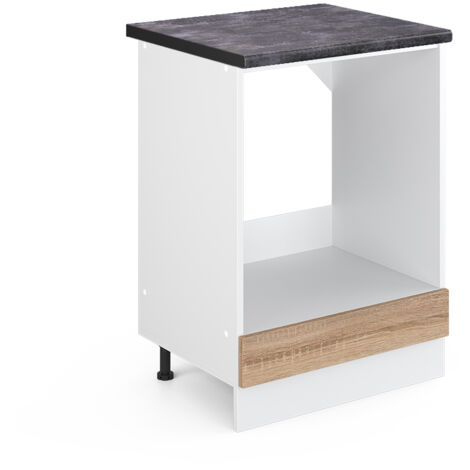 Meuble pour four R-Line, Sonoma, 60 cm , PT Anthracite, Vicco