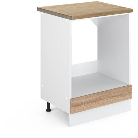 Meuble pour four R-Line, Sonoma, 60 cm , PT Chêne, Vicco