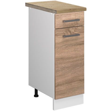 Meuble cuisine R-Line, Sonoma, 30 cm , PT Chêne, Vicco
