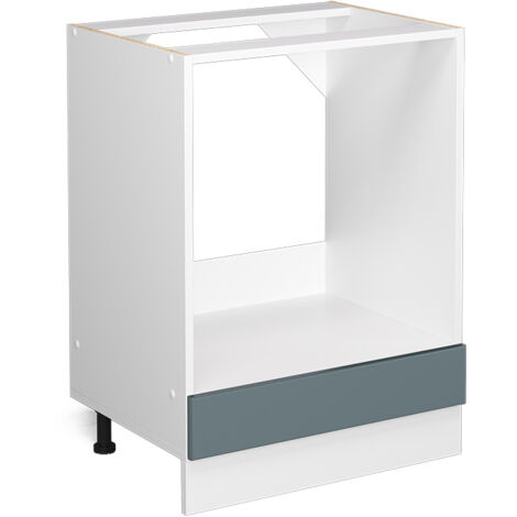 Meuble pour four R-Line, Bleu-gris, 60 cm sans plan de travail, Vicco (1/4)
