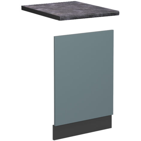 Façade R-Line, Bleu-gris, 45 cm , PT Anthracite, Vicco