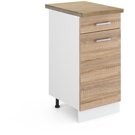 Meuble cuisine R-Line, Sonoma, 40 cm , PT Chêne, Vicco