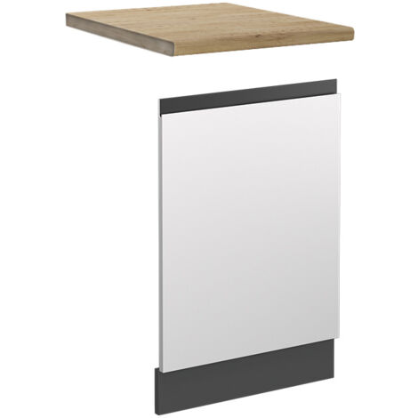Façade R-Line, Blanc, 45 cm , PT Chêne, Vicco