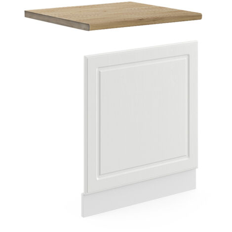 Façade R-Line, Blanc campagne, 60 cm , PT Chêne, Vicco