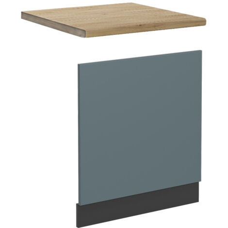 Façade R-Line, Bleu-gris, 60 cm , PT Chêne, Vicco