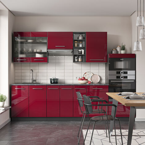 Meuble Bas De Cuisine VICCO Fame-Line 60cm Blanc Anthracite - Neuf